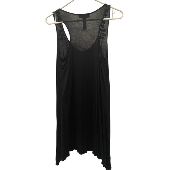 INC Black Studded Racerback Asymmetrical Top.Size S - Picture 5 of 11